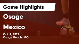 Osage  vs Mexico  Game Highlights - Oct. 4, 2022
