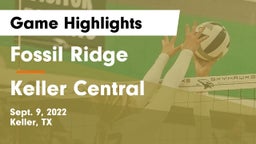 Fossil Ridge  vs Keller Central  Game Highlights - Sept. 9, 2022