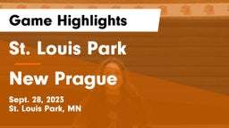 St. Louis Park  vs New Prague  Game Highlights - Sept. 28, 2023