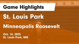 St. Louis Park  vs Minneapolis Roosevelt  Game Highlights - Oct. 14, 2023
