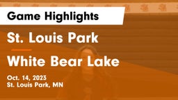 St. Louis Park  vs White Bear Lake  Game Highlights - Oct. 14, 2023