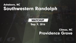 Matchup: Southwestern vs. Providence Grove  2016