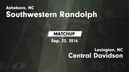 Matchup: Southwestern vs. Central Davidson  2016
