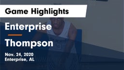Enterprise  vs Thompson  Game Highlights - Nov. 24, 2020