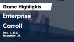 Enterprise  vs Carroll   Game Highlights - Dec. 1, 2020