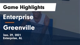 Enterprise  vs Greenville  Game Highlights - Jan. 29, 2021