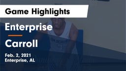 Enterprise  vs Carroll   Game Highlights - Feb. 2, 2021