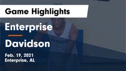 Enterprise  vs Davidson  Game Highlights - Feb. 19, 2021