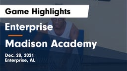 Enterprise  vs Madison Academy  Game Highlights - Dec. 28, 2021