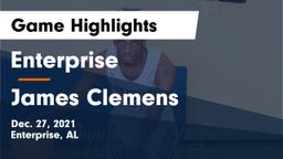 Enterprise  vs James Clemens  Game Highlights - Dec. 27, 2021