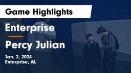Enterprise  vs Percy Julian  Game Highlights - Jan. 2, 2024