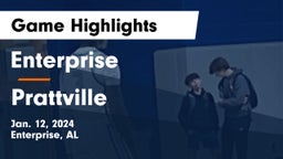 Enterprise  vs Prattville  Game Highlights - Jan. 12, 2024