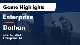 Enterprise  vs Dothan  Game Highlights - Jan. 16, 2024