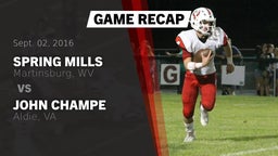 Recap: Spring Mills  vs. John Champe   2016