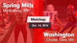 Matchup: Spring Mills High vs. Washington  2016
