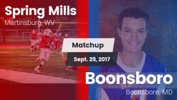 Matchup: Spring Mills High vs. Boonsboro  2017