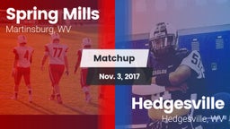 Matchup: Spring Mills High vs. Hedgesville  2017