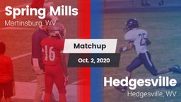 Matchup: Spring Mills High vs. Hedgesville  2020