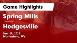 Spring Mills  vs Hedgesville  Game Highlights - Jan. 19, 2023