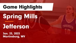 Spring Mills  vs Jefferson  Game Highlights - Jan. 23, 2023