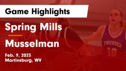 Spring Mills  vs Musselman  Game Highlights - Feb. 9, 2023