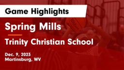 Spring Mills  vs Trinity Christian School Game Highlights - Dec. 9, 2023