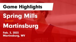 Spring Mills  vs Martinsburg  Game Highlights - Feb. 3, 2023