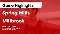 Spring Mills  vs Millbrook  Game Highlights - Dec. 12, 2023