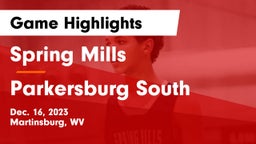 Spring Mills  vs Parkersburg South  Game Highlights - Dec. 16, 2023