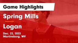 Spring Mills  vs Logan  Game Highlights - Dec. 22, 2023