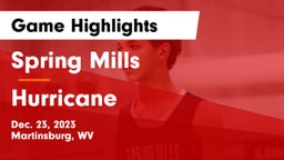 Spring Mills  vs Hurricane  Game Highlights - Dec. 23, 2023