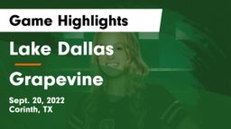 Lake Dallas  vs Grapevine  Game Highlights - Sept. 20, 2022