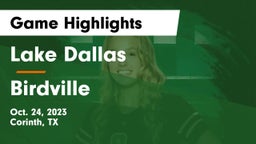 Lake Dallas  vs Birdville  Game Highlights - Oct. 24, 2023