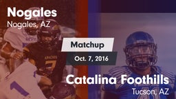 Matchup: Nogales  vs. Catalina Foothills  2016