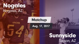 Matchup: Nogales  vs. Sunnyside  2017