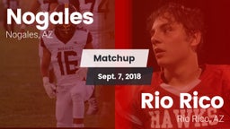 Matchup: Nogales  vs. Rio Rico  2018