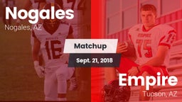 Matchup: Nogales  vs. Empire  2018