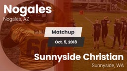 Matchup: Nogales  vs. Sunnyside Christian  2018