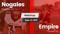 Matchup: Nogales  vs. Empire  2019