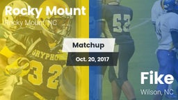 Matchup: Rocky Mount High vs. Fike  2017