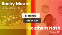 Matchup: Rocky Mount High vs. Southern Nash  2017