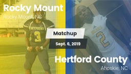 Matchup: Rocky Mount High vs. Hertford County  2019