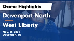 Davenport North  vs West Liberty  Game Highlights - Nov. 20, 2021