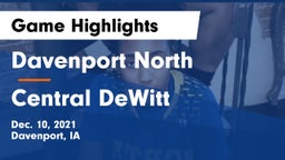 Davenport North  vs Central DeWitt Game Highlights - Dec. 10, 2021