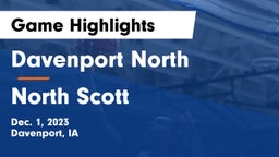 Davenport North  vs North Scott  Game Highlights - Dec. 1, 2023