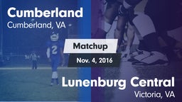 Matchup: Cumberland High vs. Lunenburg Central  2016