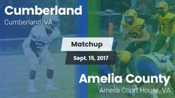 Matchup: Cumberland High vs. Amelia County  2017