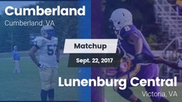 Matchup: Cumberland High vs. Lunenburg Central  2017