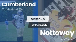 Matchup: Cumberland High vs. Nottoway  2017