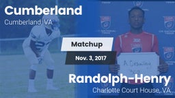 Matchup: Cumberland High vs. Randolph-Henry  2017